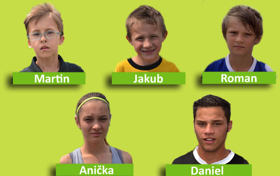 Úspěšné děti v projektu Talent La Sophia – kategorie fotbal